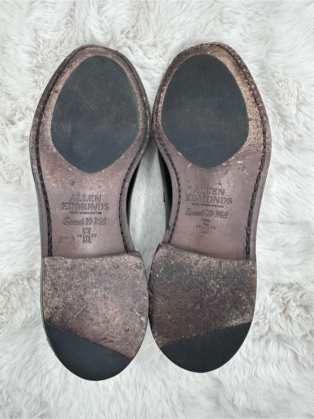 Allen Edmonds Mercer Street Penny Loafers 8 D Black leather
